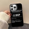Classic Popular Scp F-Foundation Phone Case Color Silver Shell For LPhone 17 16 16e 15 14 13 12 11 Pro Max Plus