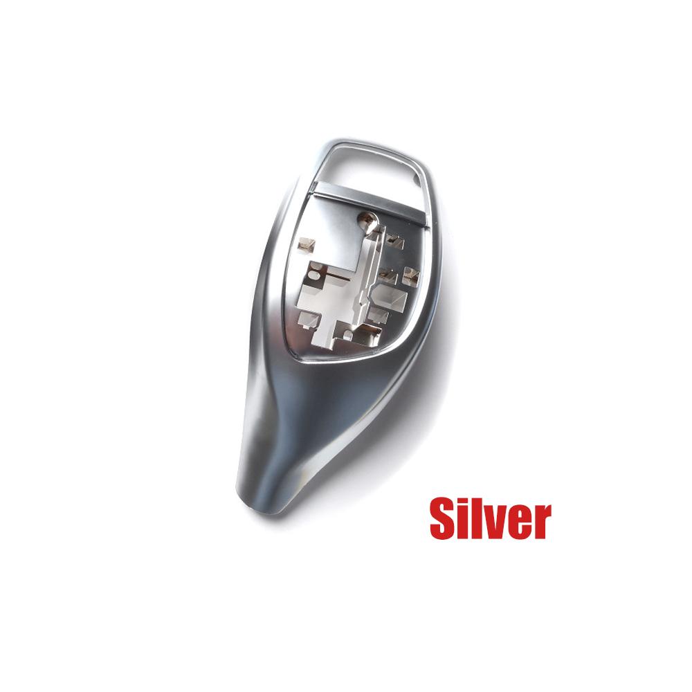 

1 шт. Автомобильная ручка переключения передач, крышка рычага переключения передач для BMW 1 3 4 5 6 7 серии F10 F12 F15 F20 F21 F22 F30 F31 F32, автомобильный аксессуар с левым рулем серебряный