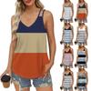Women Tank Top Casual Summer Print Tops 2024 Fashion Spaghetti Strap Sleeveless V Neck Shirts Sexy Camisoles