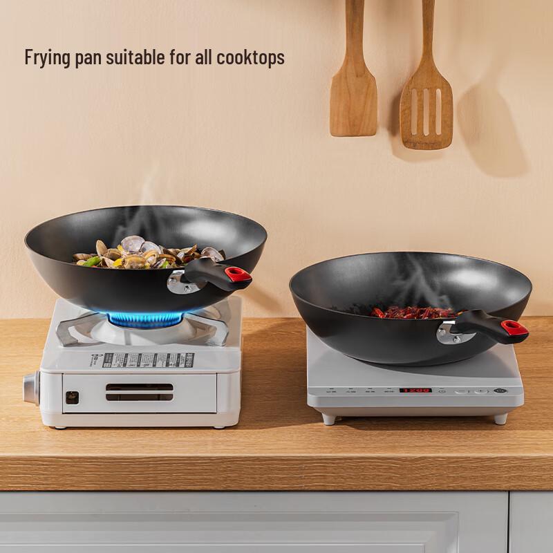 Chuda Huang Heritage Rust-proof Cast Iron Wok 30cm