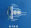 OD 1.6mm-20mm Plastic Equal Diameter Tee T-shaped Connector Pagoda Hose Barb Tee Hose Connector Multiple Specifications