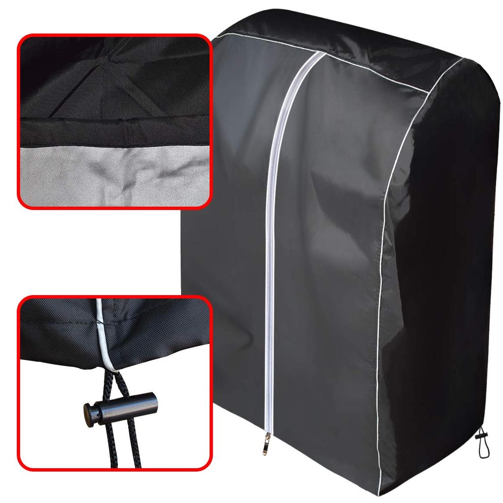 Tire Rack Cover [Choose from 2 Sizes] Outdoor 420D Thick 2-Tier Freestanding Water-Repellent Dustproof UV Protection Tire Stand Cover Durable Prevents