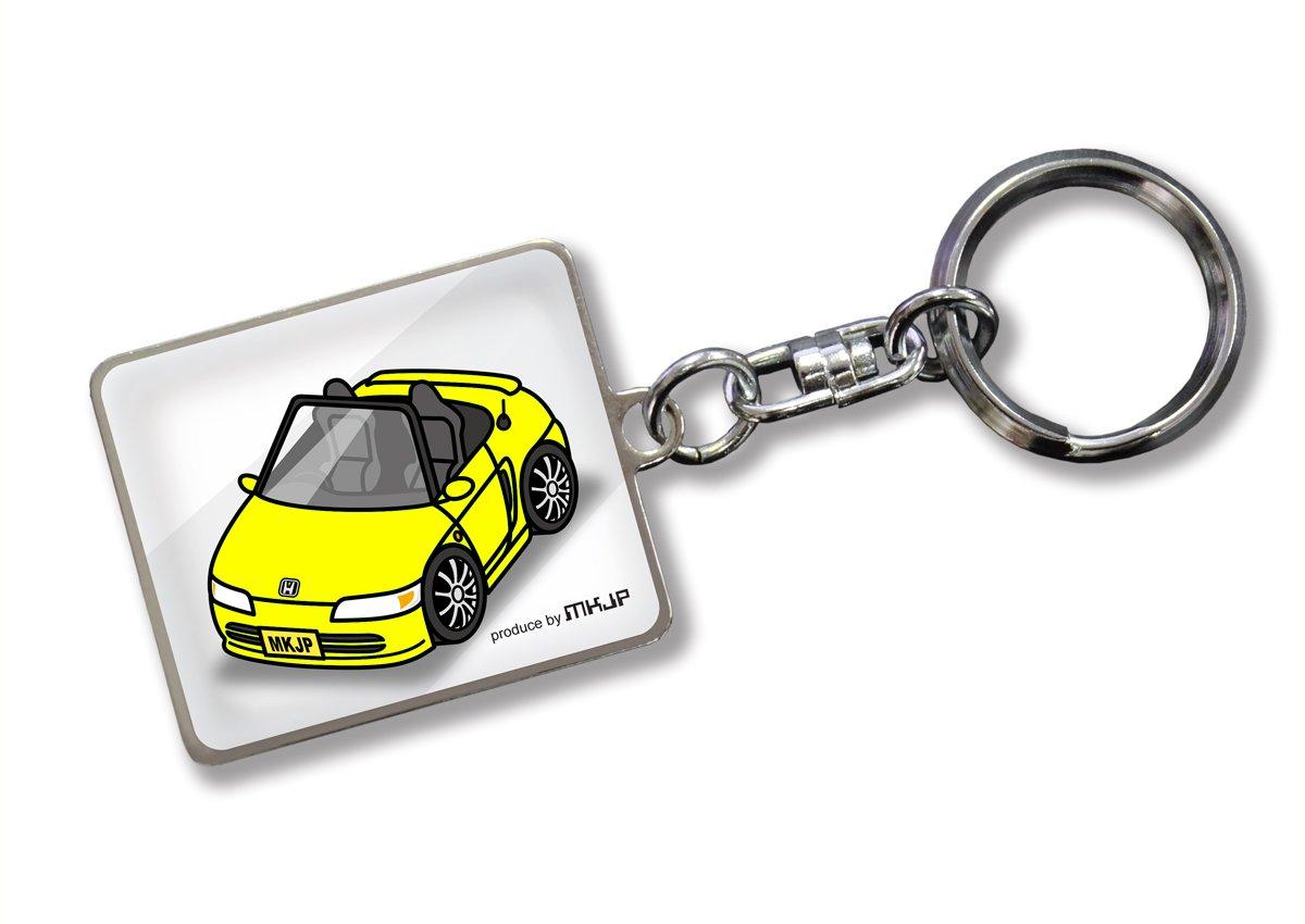 

Custom Keychain Honda Beat PP1 White Car Yellow [MKJP] Base Color