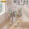 Portable Multi-Functional Clothes Drying Rack for Home & Balcony Storage
