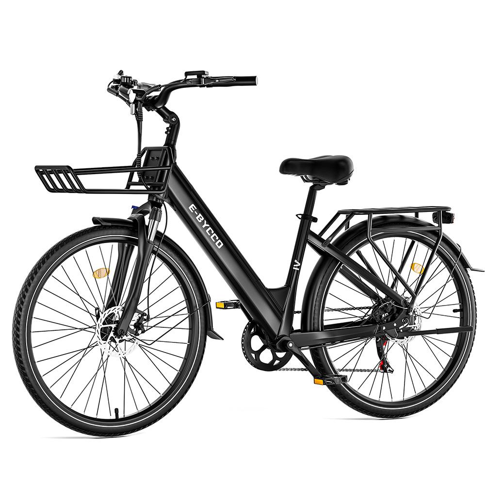 Electric Bicycle Ebycco V1 500W Motor Urban Commuter Electric Bike 36V 15.6Ah 28" Tire Top Speed 25km/h Dual Disc Brakes Max Load 150Kg