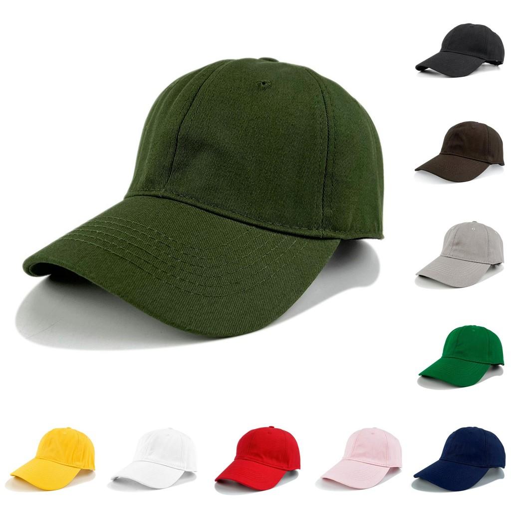 Stylish Cotton Baseball Hat With Soft Top Design For Summer Sun Protection