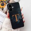 For Infinix Smart 10 4G 6.67" 2025 Case Popular Letter A-Z Crown Soft Silicone TPU Cover For Infinix Smart10 smart10 Phone Cases
