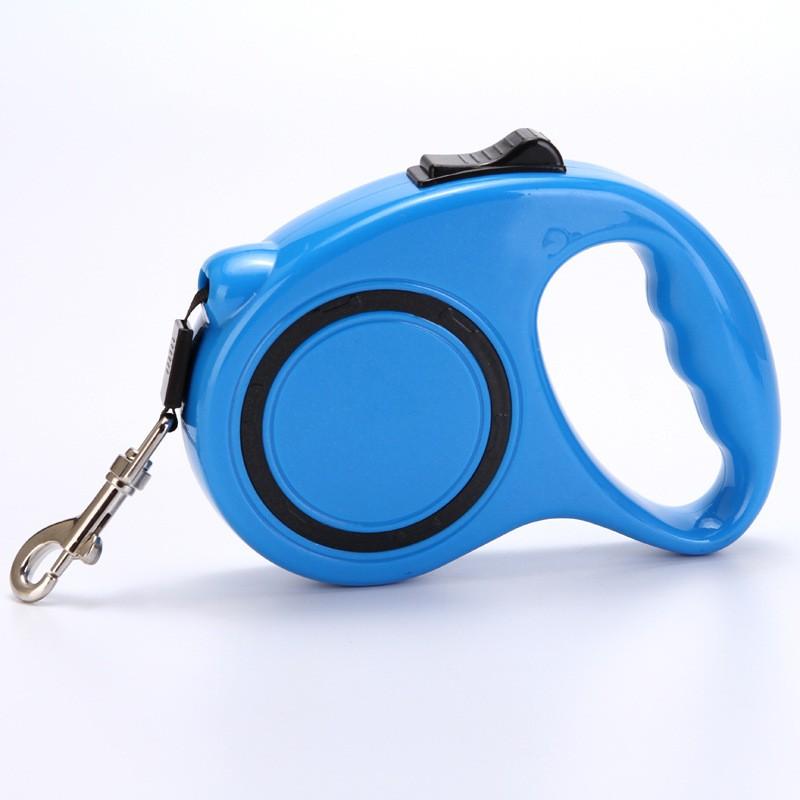 Retractable Dog Leash Large Dogs Heavy Duty Nylon Pet Walking Lead 3/5m Length Multiple Colors