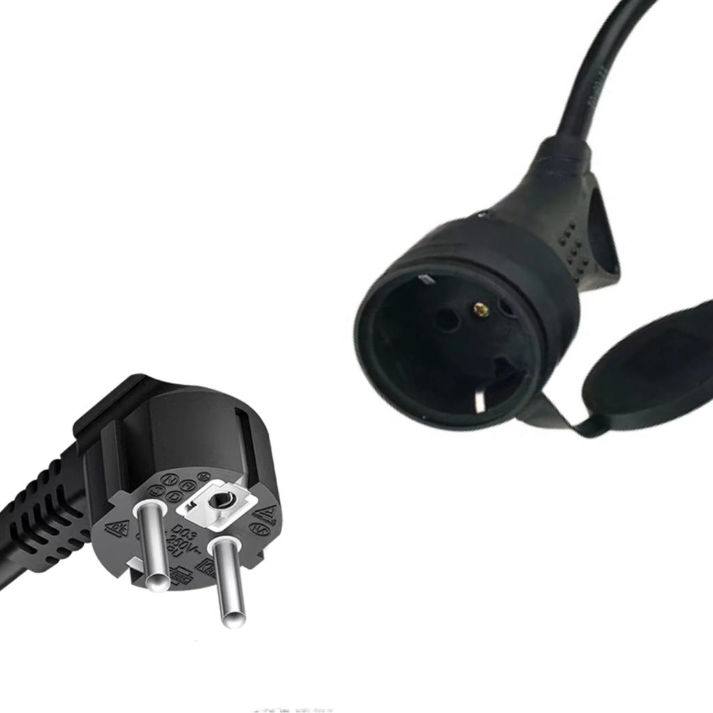 16A J1772 Type1 to Schuko Socket EV Charger Adapter Cable, Portable Charging Connector for E-Bike, Scooter, One Wheel