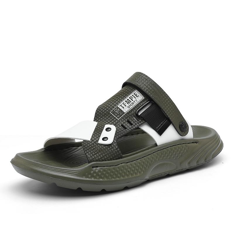 Summer sandals men's thick soled casual non slip beach sandals summer outdoor wear soft soled double wear men's cool slippers