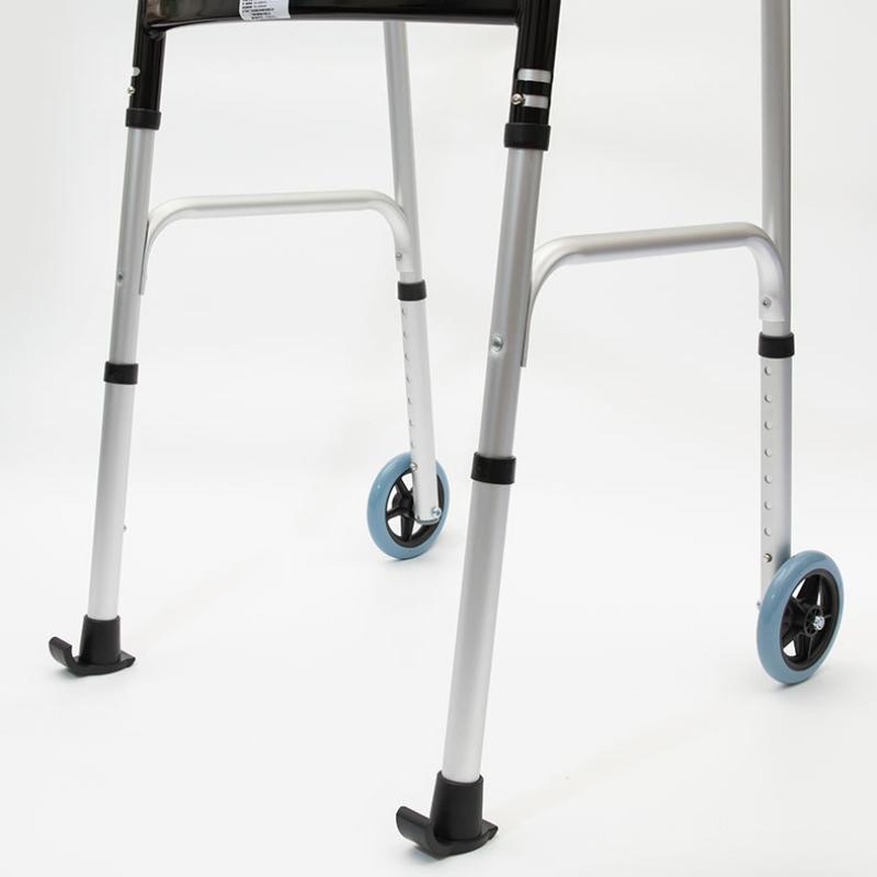 1Pc Walker Glide Skis Walking Feet Glides Folding Walking Replacement Part Antiskid Walking Stick Crutch Cane Bottom Pads Cover