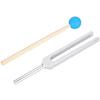 Wlongtor Tuning Fork, Energy Fork for Chakra Healing, Sound Therapy, Musical Instrument, Balancing, Healer, with Silicone Hammer Bag and Cleaning Clot