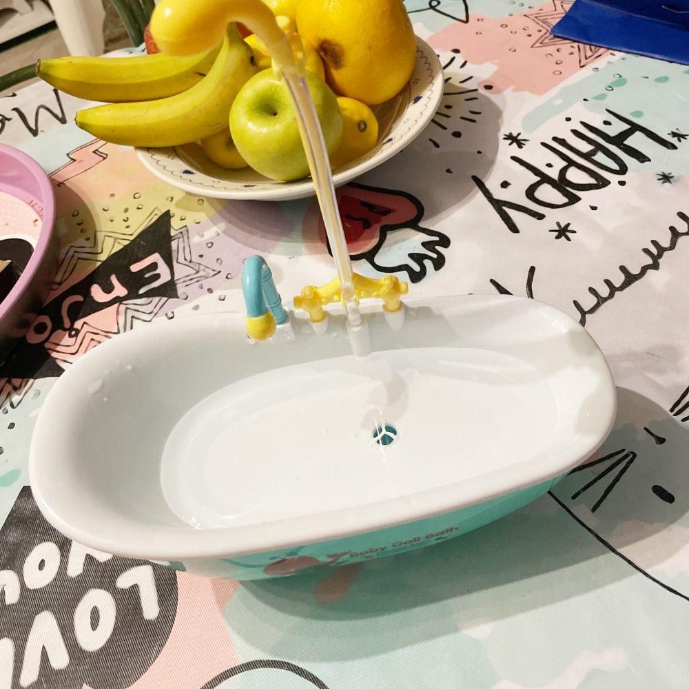 Parrot Automatic Bathtub Blue Plastic Cute Parakeet Lovebird Feeder Bowl Bird Accessories Household Supplies