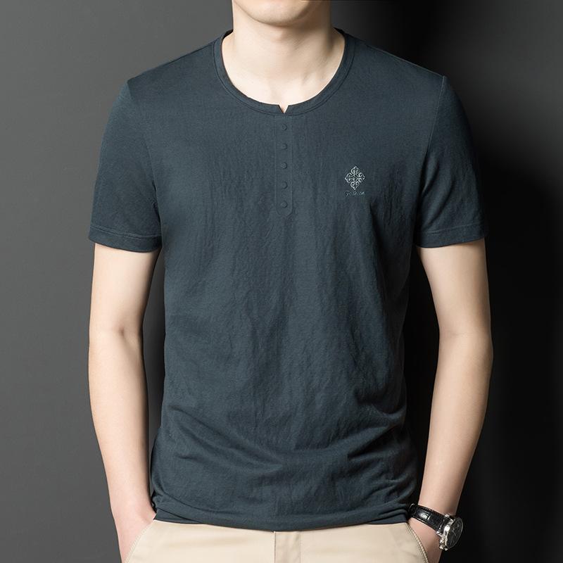 Новая летняя мужская свободная футболка с короткими рукавами — фото 5