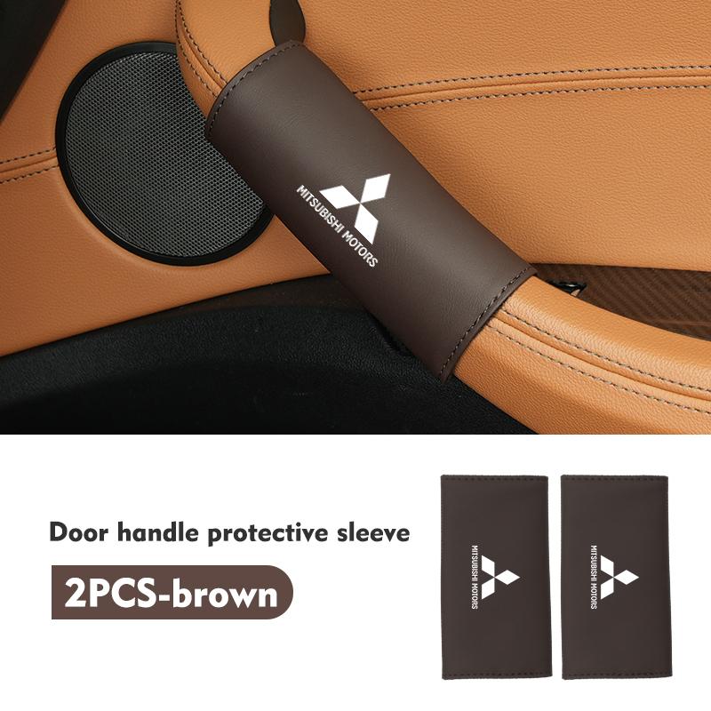 cyakpr1 For Mitsubishi Car Door Inner Handle Protective Anti-Wear Auto Accessories Outlander Lancer L200 ASX Pajero Grandis Eclipse