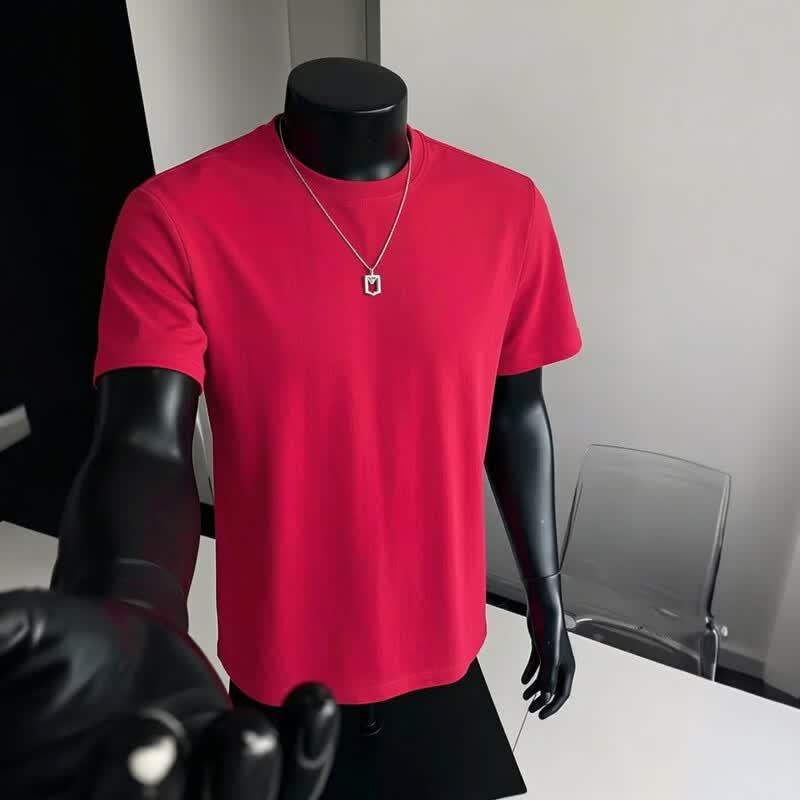 Li-Ning Men's Versatile Breathable Cotton Short Sleeve T-Shirt
