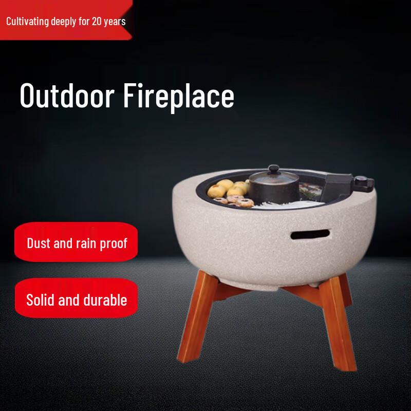 Beifu Dual-Use Electric & Charcoal BBQ Grill