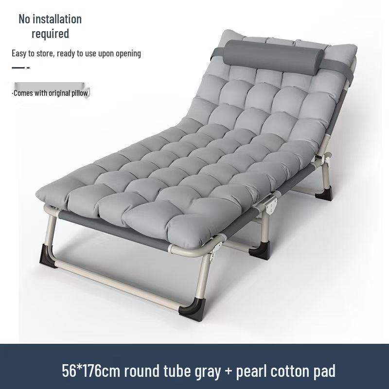 Multifunctional Single Bed Recliner: Perfect for Caregivers, Naps, Offices, Camps, and Rentals - Foldable and Compact.