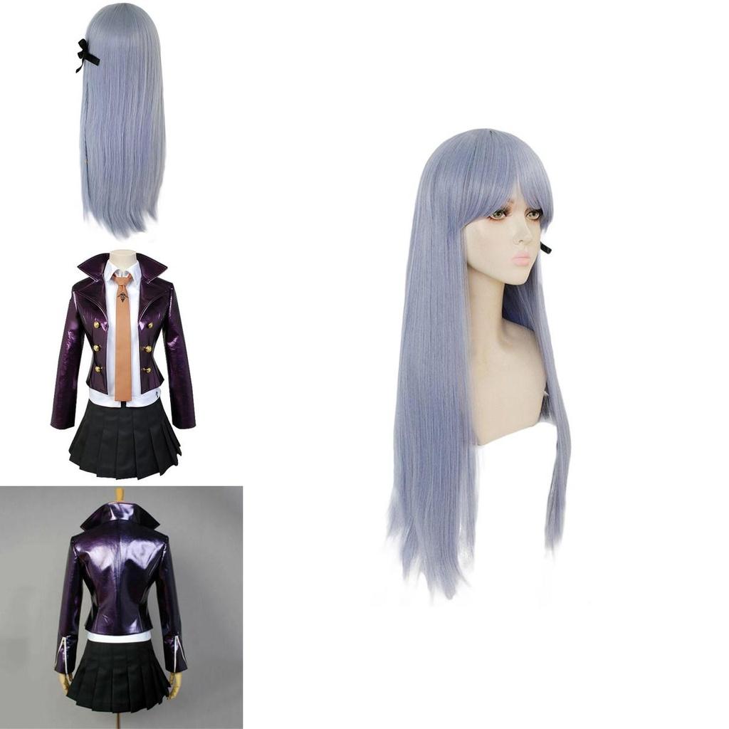 Danganronpa Kyoko Kirigiri Cosplay Kostume Sæt Fremstillet Af Holdbare Materialer Af Høj Kvalitet