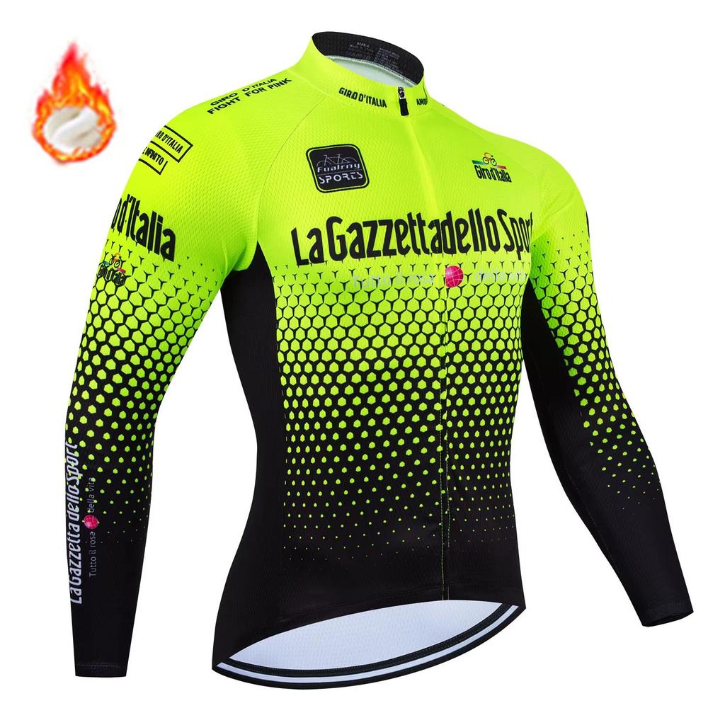 2026 NOWY Zimowy Polarowy Rowerowy Koszulka Długi Rękaw Rower Odzież Rowerowa Termiczna Ubrania Rowerowe Invierno Maillot Ropa Ciclismo