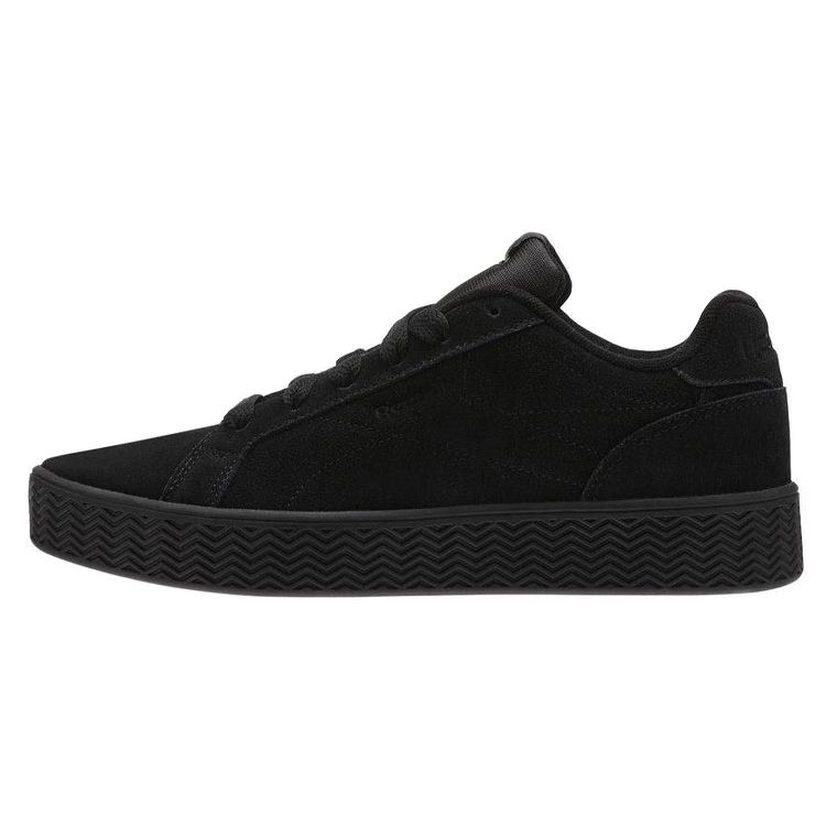 Reebok Royal Complete Clean Slip Resistant Shock Absorbing Durable Low Top Casual Sneakers Women sneakers Black CN3240