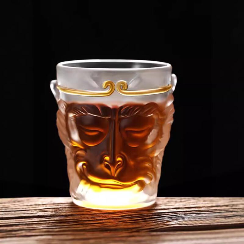 Shangqi Black Myth Wukong Lead-Free Crystal Glass Teacup