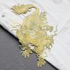Chinese Style Auspicious Dragon Patches 2 Sizes Kirin Embroidery Patches For DIY Sewing Jacket Fashion Clothes Decor Accessories
