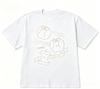 Black Short Sleeve Tshirt Cute Apple Print Crew Neck Tee Kawaii Graphic Casual Streetwear Top Korean Aesthetic Sweet Top Unisex