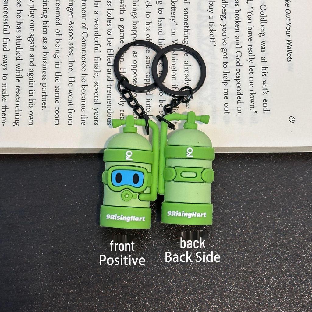 Miu Series Mini Barbell & Dumbbell Plate Keychain Bag Charm