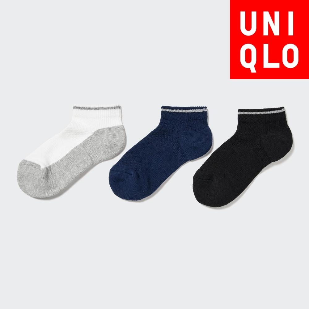 

UNIQLO JAPAN KIDS Короткие носки 3 пары 07 GRAY/2024