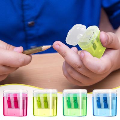 Pencil Sharpeners, Manual Pencil Sharpener With Lid, Handheld Pencil Sharpener For Colored Pencils, Protable Pencil Sharpener For Kids