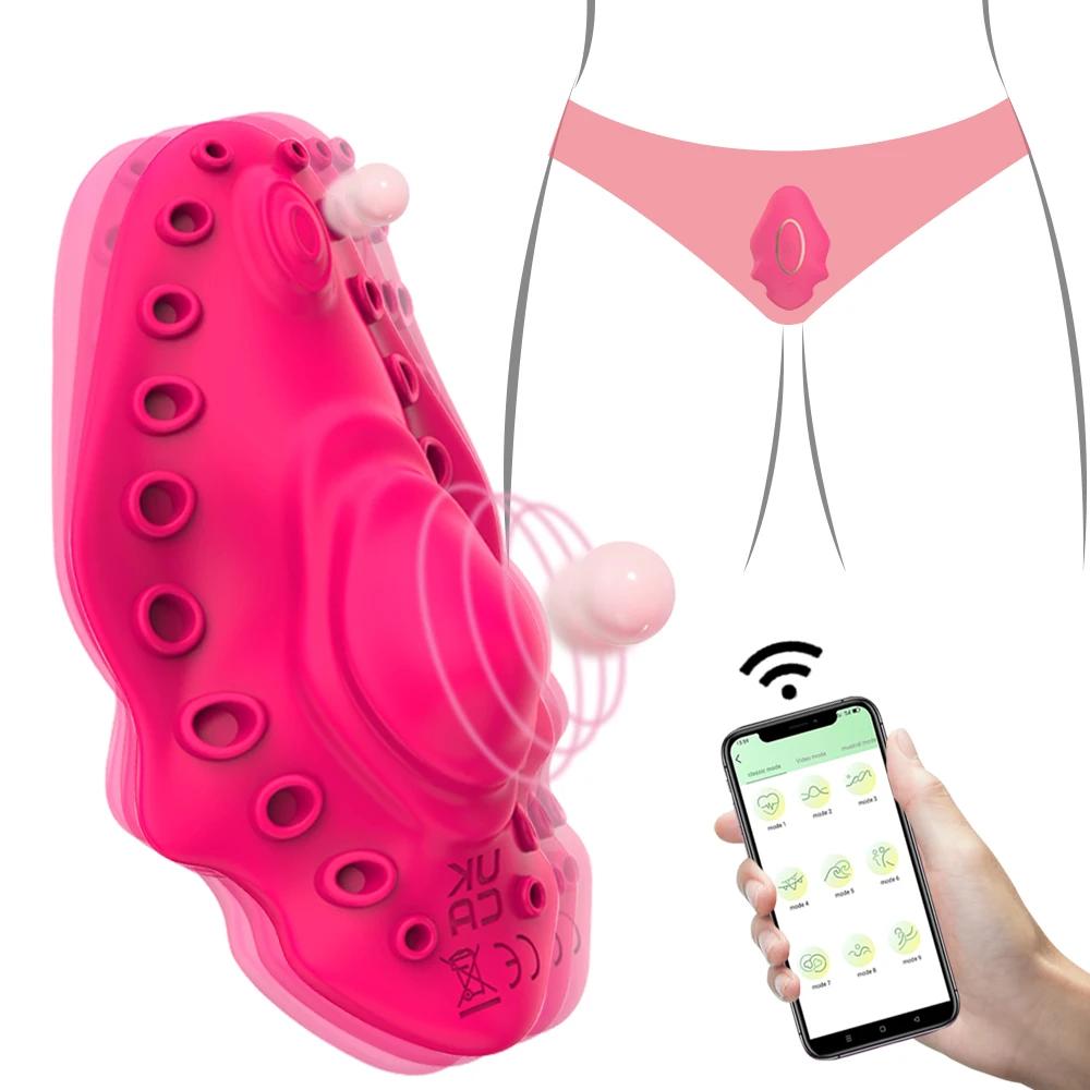 App Remote Control Vibrator Wearable Vibrating Panties 9 Mode Mini Vibrators Couples Sex Toy for Women Female Masturbator