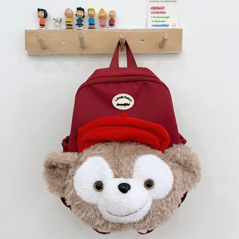 High-value cute backpack plush doll new trend cartoon children's backpack large-capacity spine protection schoolbag