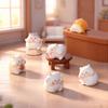 6Pcs/set Cartoon Hamster Animal Miniatures Resin Ornaments Fairy Garden Decoration Micro Landscape