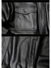 Men's Genuine Leather Turn-Down Collar Jacket - Short Style Cowhide Texture with Cotton, Plus Size - Ideal for Autumn & Winter