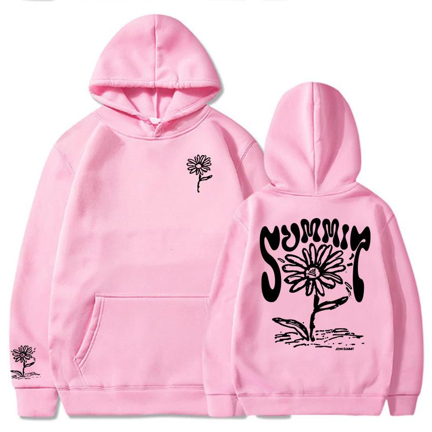 

SUNFLOWER BLACK HOODIE Fashion Singer John Summit Sweatshirts Winter Fleece Hooded Pullovers Long Sleeve Men/Women Clothing XXXL