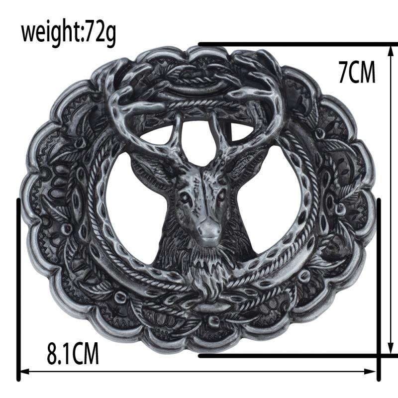 Stag Mode Ledergürtel Weißwedelhirsch Metallschnalle Rentier Gürtel Trend Elchkopf Stil Dekorative Tailleband Herren Geschenk Damen