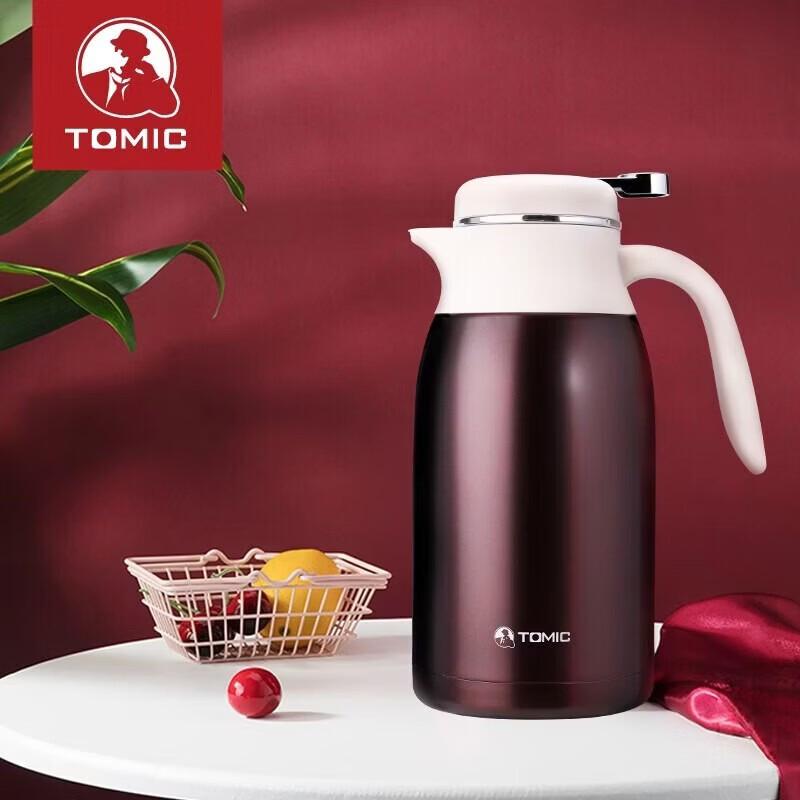 TOMIC 2L Double-Layer Stainless Steel Insulated Kettle