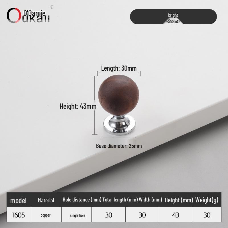 Colorful Ceramic Knob for Cabinets & Drawers - Round, Single Hole Design