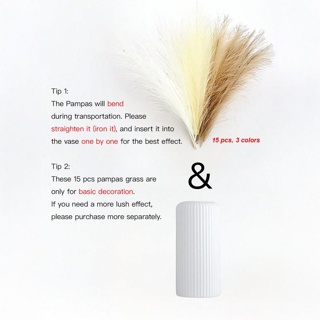 1pc Plastic Flower Vase, Unbreakable Vases Creative Home Decoration for Wedding Party Festival
