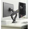Desktop NB F160 + FP-2 Gas Spring Dual Arm for 17"-27" Monitor Holder + 10"-17" Laptop Support Air Press Mount Stand Load 2-9kg