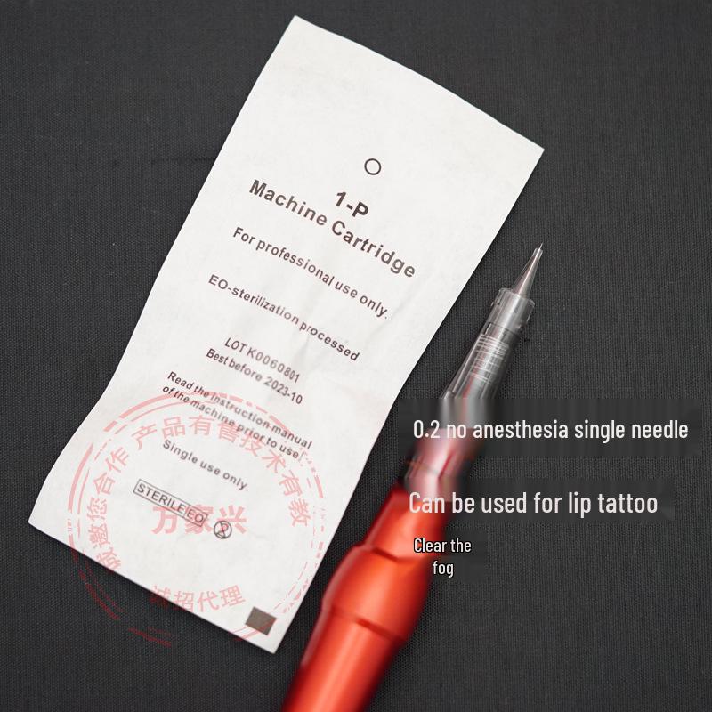 Microblading Instrument with Special Needle for Eyebrow and Lip Tattoo - No Numbing Cream Needed