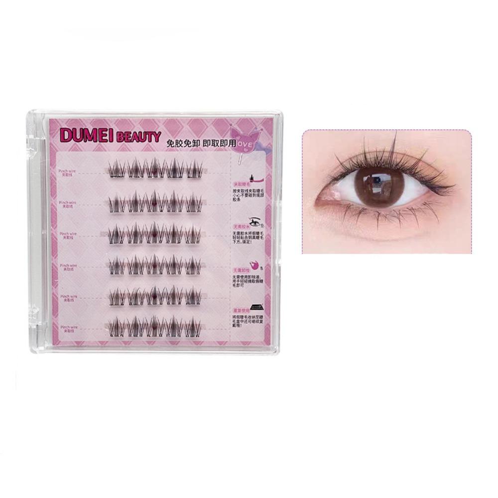 DIY Adhesive False Eyelashes Makeup False Eyelash Clusters Self-adhesive Lash Clusters Women/Girls
