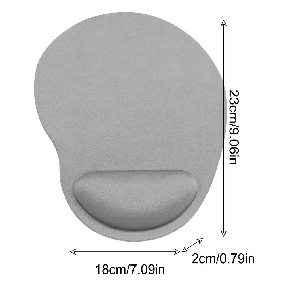 Ergonomic Wrist Rest MousePad Comfortable Wrist Support Non Slip Mice Mat Soft Mousepad For PC Laptop Computer