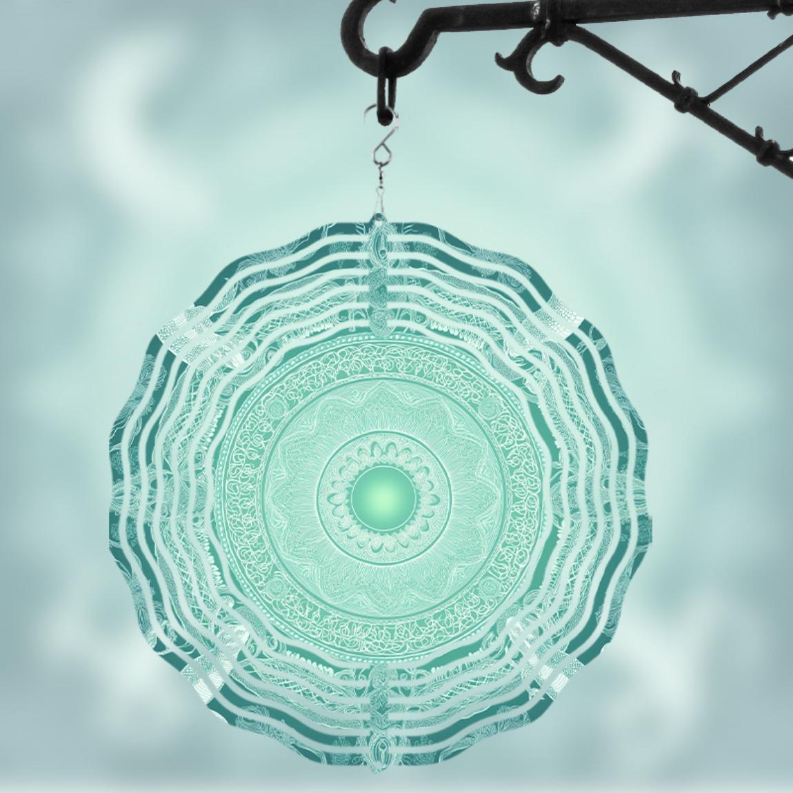 

Metal Wind Chime 25.4 Inch for Garden Balcony Decor Rotating Hook No Electricity Needed Gift for Friends Family All Seasons 01A