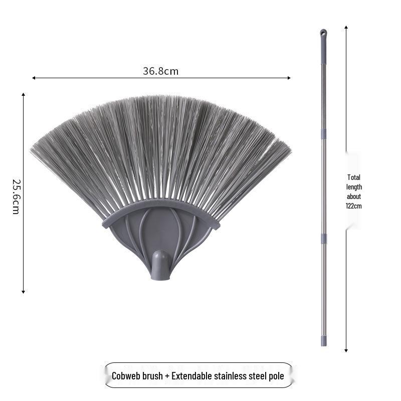 Retractable Ceiling & Roof Feather Duster for Dust & Spider Web Removal