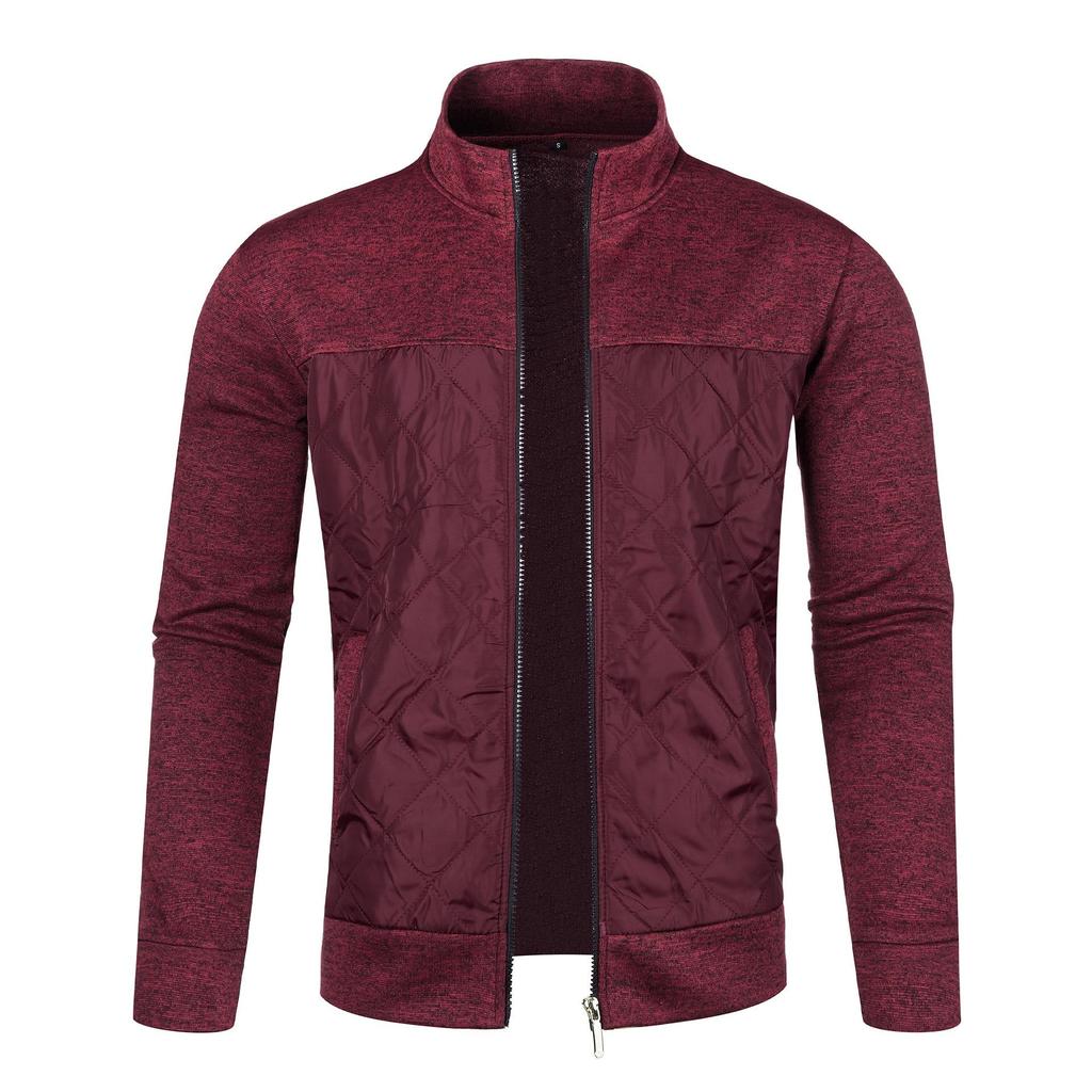Maglione da uomo autunno inverno, cardigan largo, nuovo, freddo, collo alto, patchwork, caldo, giacca a vento, giacche casual Yasheng