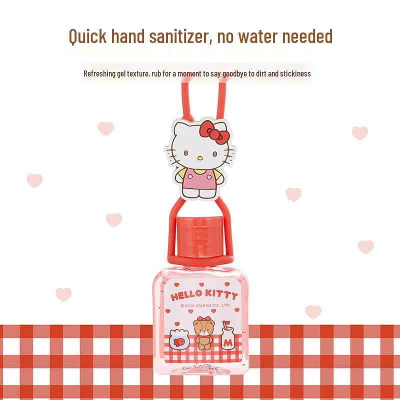 MINISO Hello Kitty Apple Scent Portable Hand Sanitizer Gel
