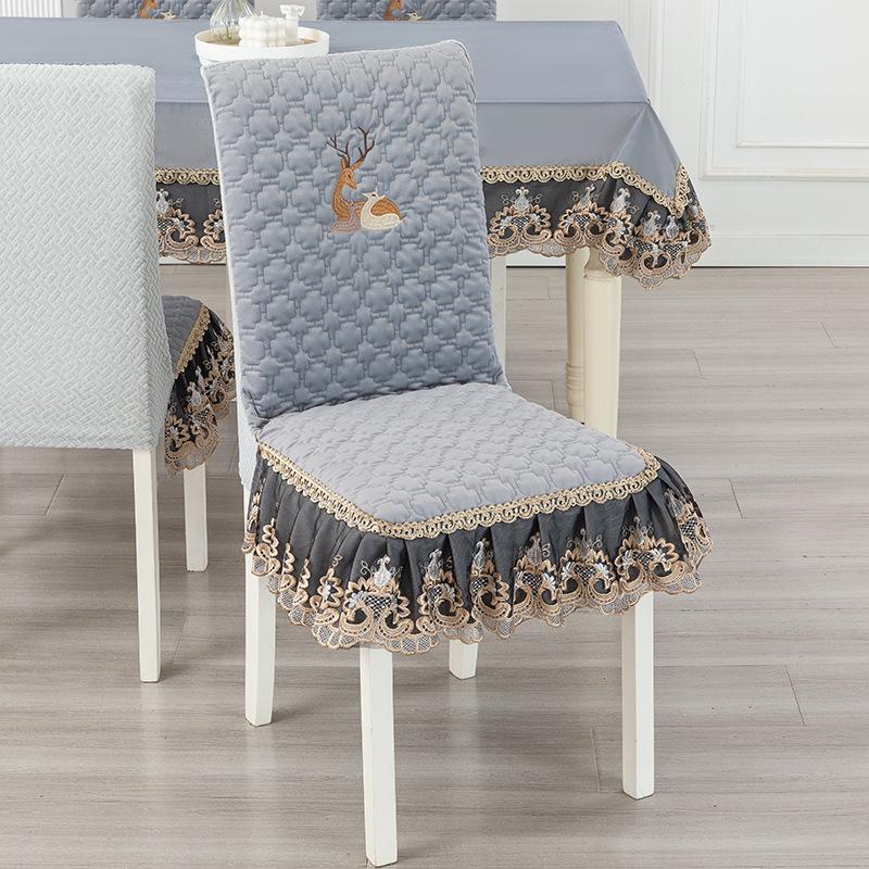 

Chair Cover Four Seasons Universal Thickened Household Dining Chair Dining Table Chair Cover Integrated Chair Cover Seat Cover Stool 150*200cm