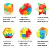 12 KS 3D Puzzle Lubanův zámek Klíčenka Hra na procvičení mozku Kostka Hračky pro děti Vzdělávací Hračky pro děti Dospělý Antistres